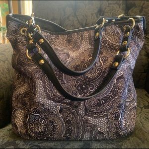 Beautiful Paisley Franco Sarto Shoulder Bag